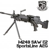 【S&T】M249 SAW E2 BK スポーツライン電動ガン