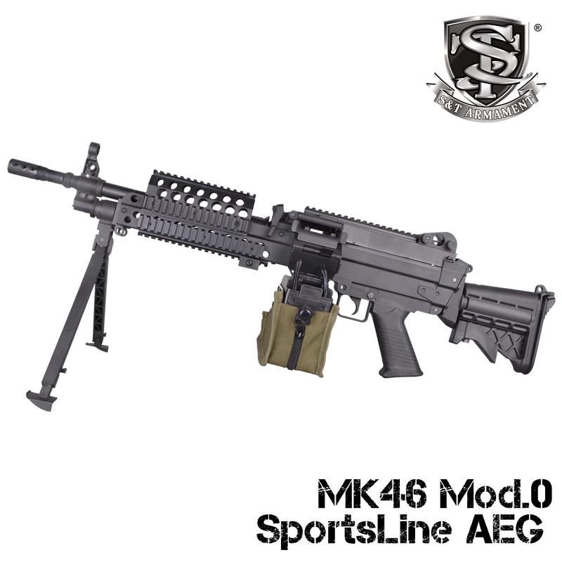 S&T】MK46 Mod.0 スポーツライン電動ガン - ミリタリーギアBLACKBURN