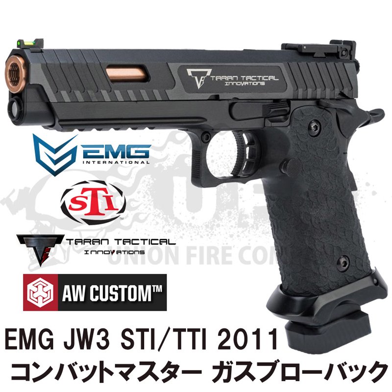 EMG STI/TTI】JW3 2011 COMBAT MASTER GBB【ハーフメタル】 - ミリタリーギアBLACKBURN