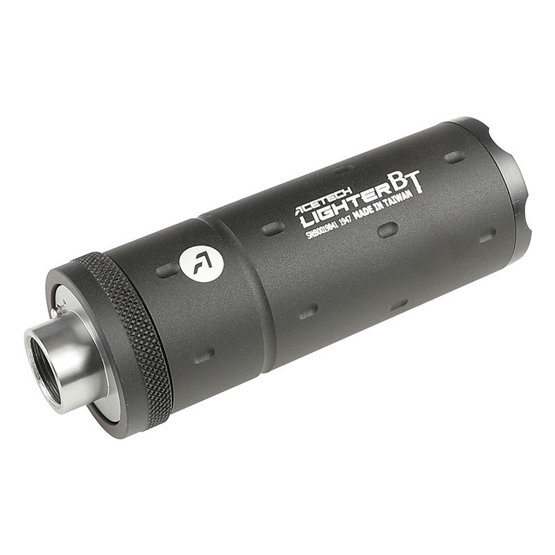 ACETECH】Lighter BT(Bluetooth) 弾速計&トレーサーユニット (レッド&グリーン蓄光BB弾対応/14mm逆ネジ・11mm正ネジ/日本語説明書)  Black - ミリタリーギアBLACKBURN