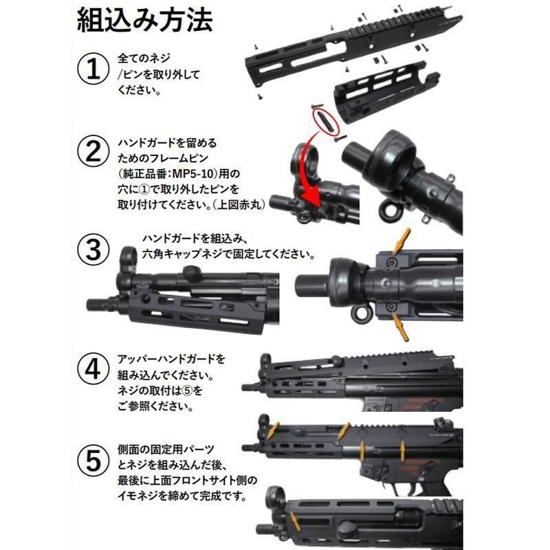 5KU 製 】東京マルイ 次世代 MP5シリーズ対応 LEAPERS UTG PRO