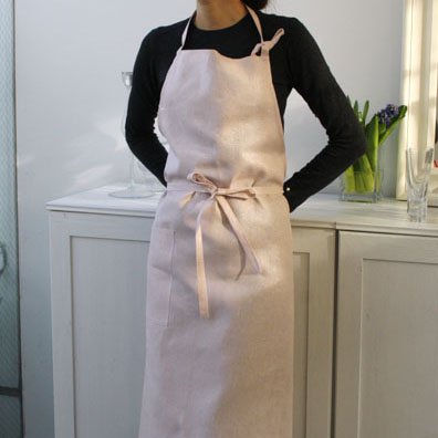 Stockholm Apron - Pink - リネンアンドデコール | LINEN & DECOR