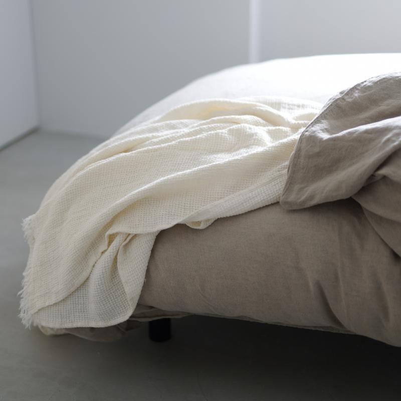 リネンアンドデコール　Neringa throw ネリンガ　スロー Neringa Throw | アイスグレー - リネンアンドデコール | LINEN