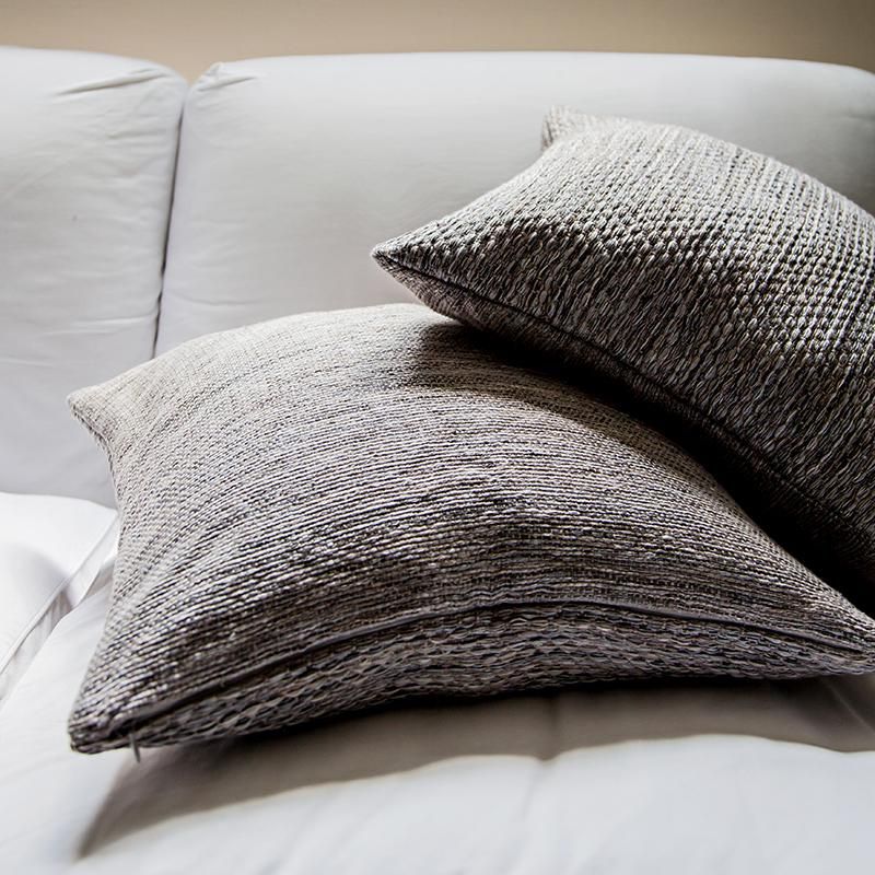 Arums Cushion - Gray