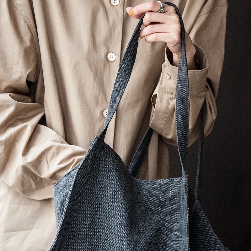 Nord Tote Bag - Graphite - リネンアンドデコール | LINEN & DECOR