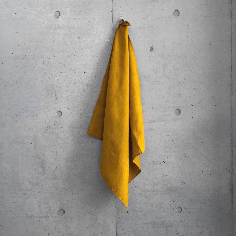 Cannes Kitchen Towel Large - Mustard