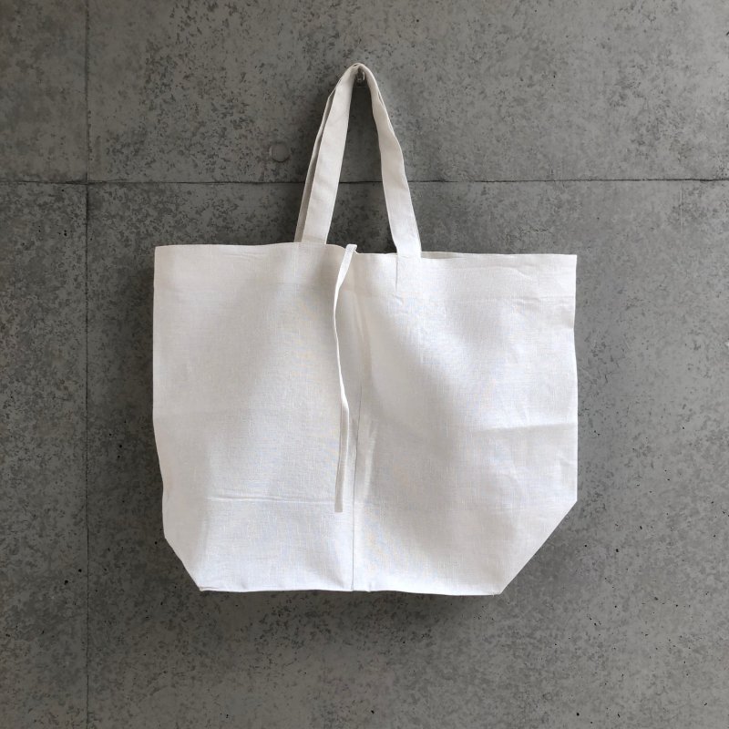 Stockholm Tote Bag - WhiteｘSilver - リネンアンドデコール | LINEN & DECOR