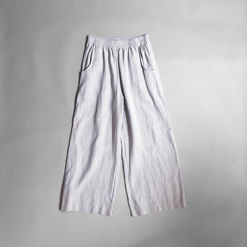 Ocean Linen Pants - Ice Gray