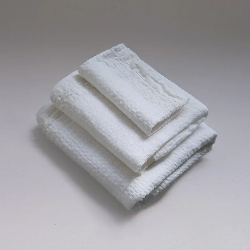Forest  Bath Towel - White