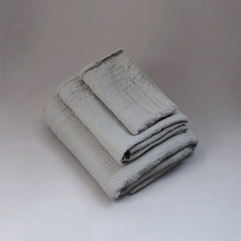 Forest  Bath Towel - Light Gray