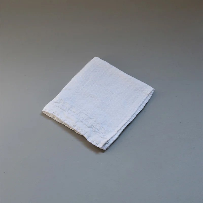 Forest  Face Towel - White