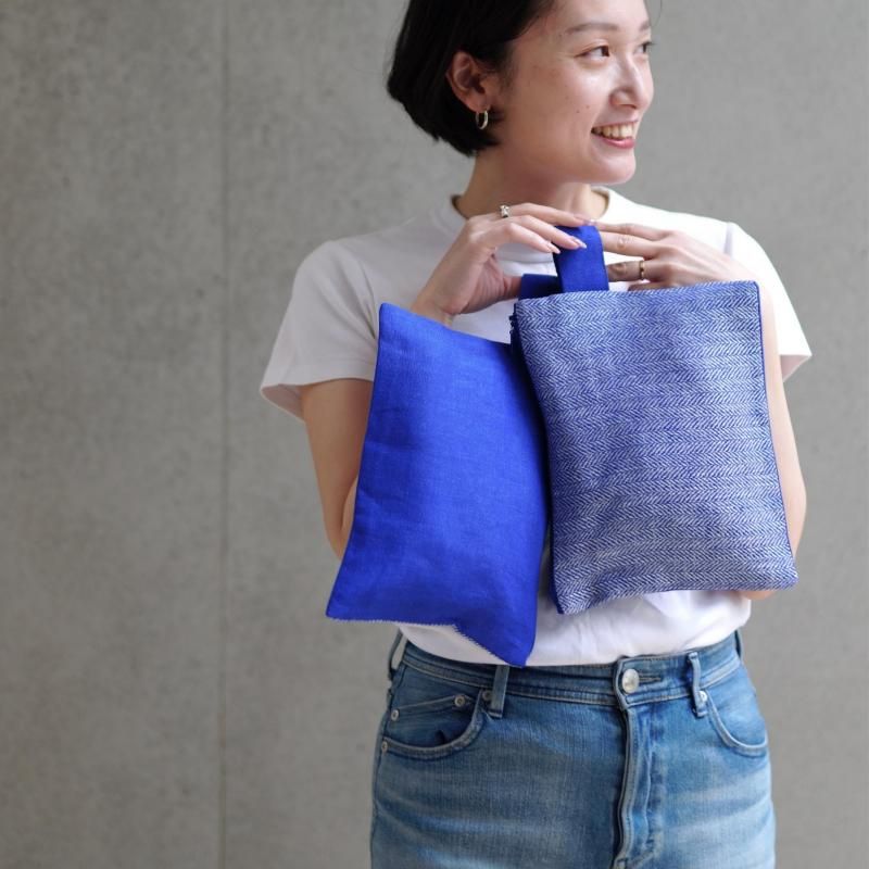 Bristol Flat Pouch L - Royal Blue