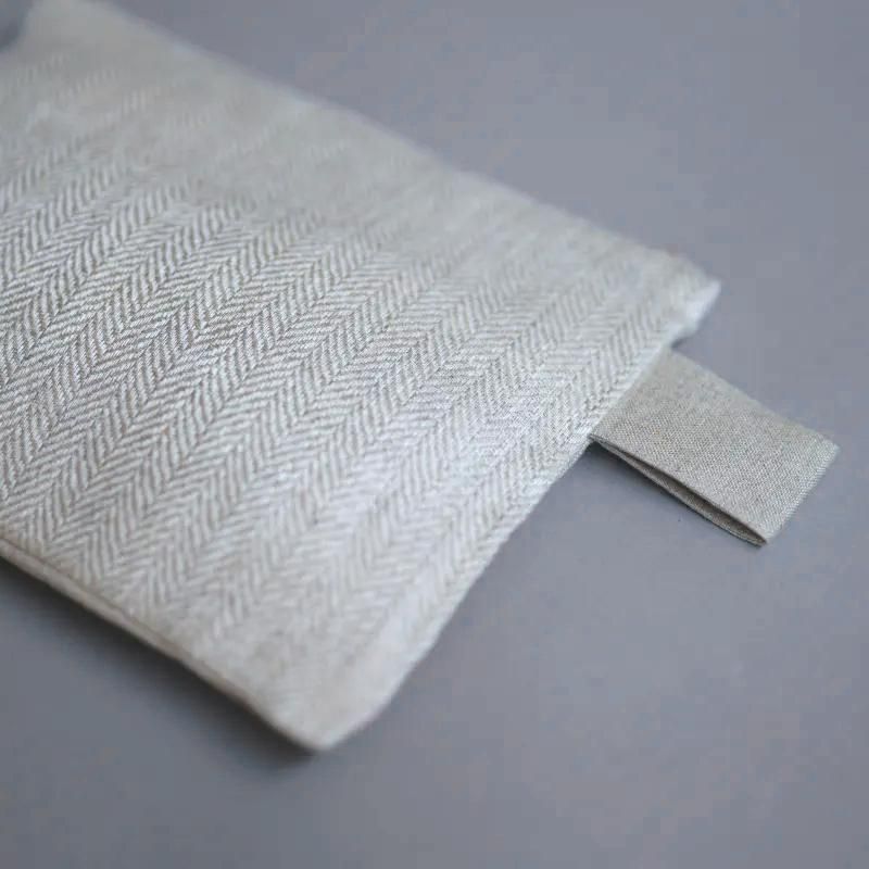 Bristol Flat Pouch L - Natural