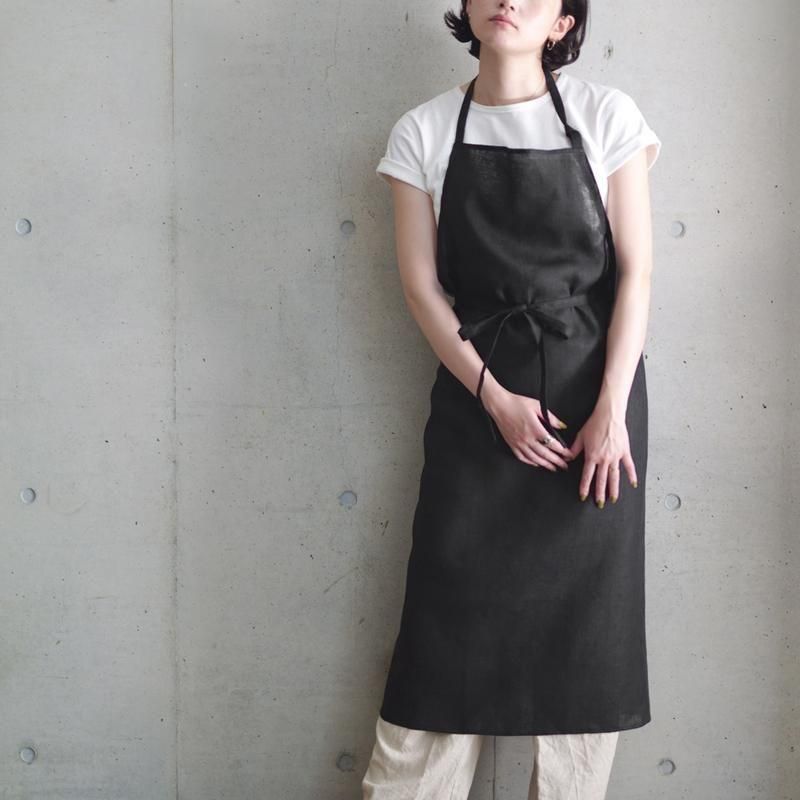 Jonas Apron Long- Black