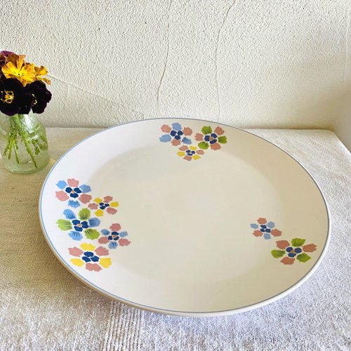 noritake progression 花柄プレート 26.5センチ - houti online select shop