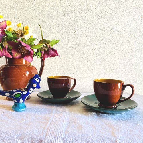 イギリス DENBY デミタスカップ ペア2客セット - houti online