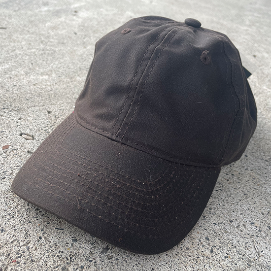 OUTDOOR WAX FISHERMAN CAP (ダークブラウン） - KRAKEN CO.