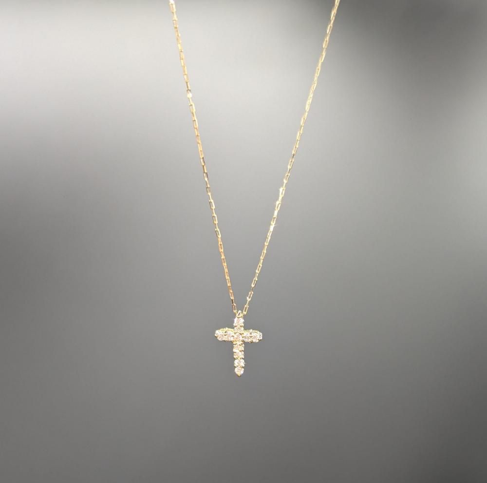 約56cm❗️約4.4g✨k18YGダイヤY字ネックレス 約56cm❗️約4.4g✨k18YGダイヤY字ネックレス