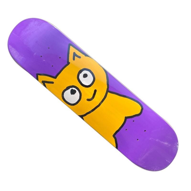 スケボー スケートボード MEOW DECK デッキ TEAM BIG CAT PURPLE 7.75