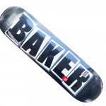 ݥȣԸ BAKER ǥå TEAM BRAND LOGO BLACK/WHITE 8.00