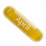 ݥȣԸ桪 APRIL ǥå TEAM OF LOGO YELLOW 8.00
