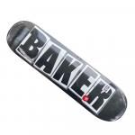 ݥȣԸ桪 BAKER ǥå TEAM BRAND LOGO BLACK/WHITE 8.00