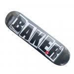 ݥȣԸ桪 BAKER ǥå TEAM BRAND LOGO BLACK/WHITE 8.125