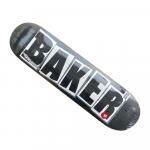 ݥȣԸ桪 BAKER ǥå TEAM BRAND LOGO BLACK/WHITE 8.25