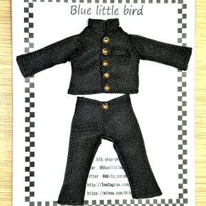 オビツ11 セット - ドールのお洋服 Blue little bird