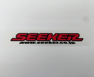 SEEKERオリジナルロゴステッカー Small - SEEKER WEB オンライン