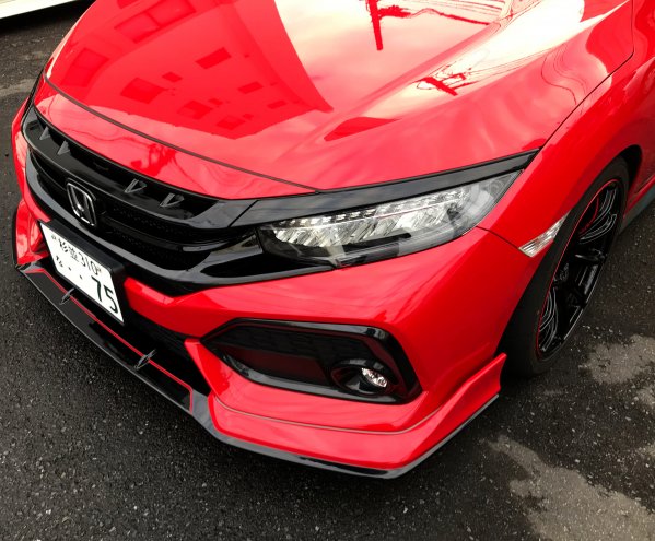 FRPフロントハーフスポイラー for FK7 CIVIC HATCHBACK前期 - SEEKER WEB オンライン