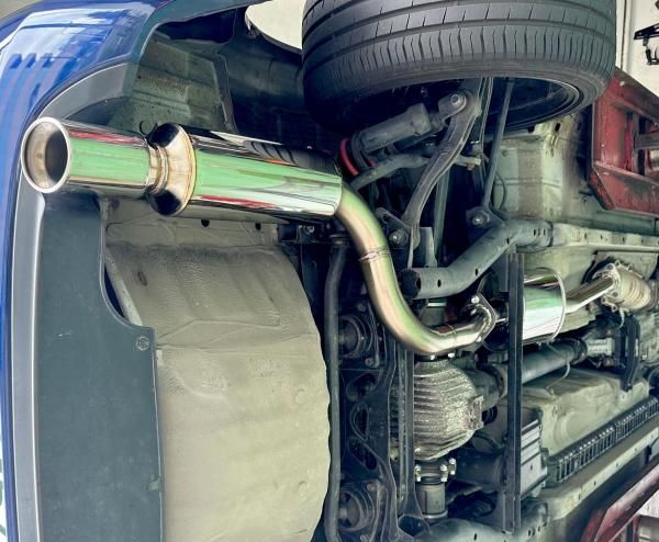 S2000 ap1 ap2 ワンオフ　マフラー AP1 AP2 S2000 オールステン マフラー 砲弾 チタン発色 左右出し