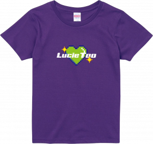 Lucie,Too / Pixel Heart Tshirt