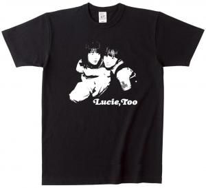 Lucie,Too / Monochrome Photo&Logo T-Shirt