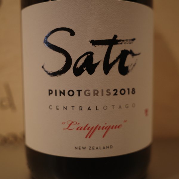 Sato Wines Pinot Gris L’atypique 2018