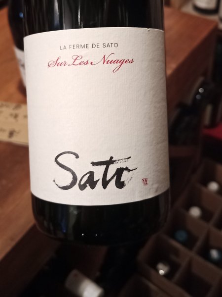 Sato Wines  La Ferme de Sato Sur les Nuages 2019