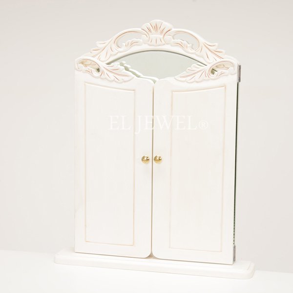 【セール！】【Violetta】キュートな姫家具♪ドレッサーセット・ホワイト（W93×D40.5×H130.5cm） 