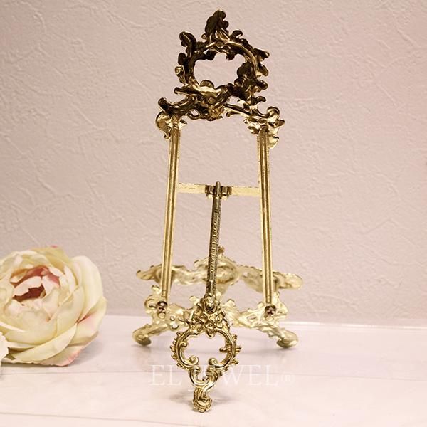 真鍮アンティークイーゼル 楽天市場】イタリア製 真鍮 イーゼル Sサイズアンティーク