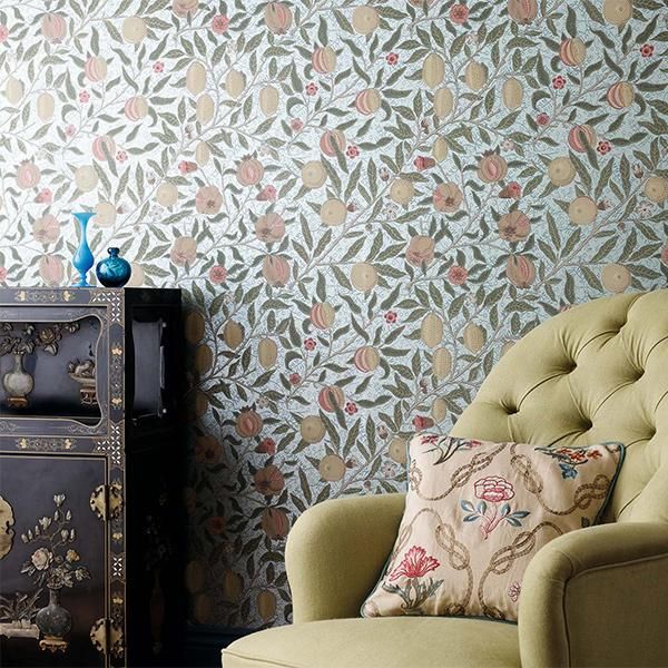 輸入壁紙 Morris Archive Wallpapers Morris Co イギリス Fruit 52cm巾 10m巻 オシャレな輸入 インテリア雑貨 輸入家具専門店el Jewelインテリア