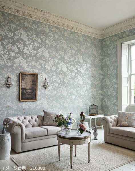 海外取寄品】輸入壁紙【CHISWICK GROVE WALLPAPERS】Sanderson 英国「Chiswick Grove」（68.6cm巾× 10m巻） - オシャレな輸入インテリア雑貨・輸入家具専門店EL JEWELインテリア