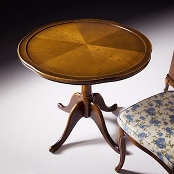 ロミジュリロココロココ ティーテーブル ラウンドテーブル 円形 白家具