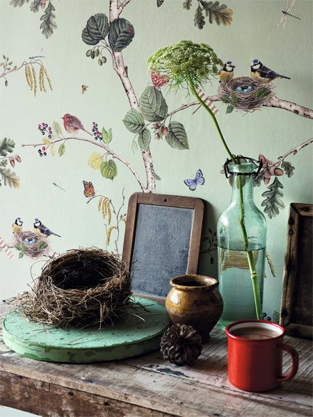 海外取寄品】輸入壁紙【WOODLAND WALK WALLPAPERS】Sanderson 英国