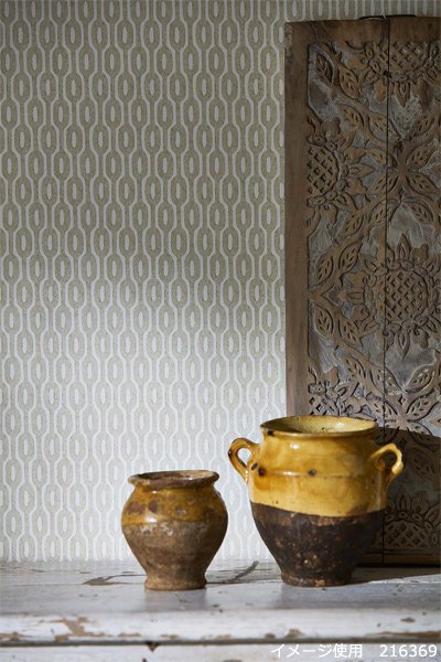 海外取寄品 輸入壁紙 Potting Room Wallpapers Sanderson 英国 Hemp 52cm巾 10m巻 オシャレな輸入インテリア雑貨 輸入家具専門店el Jewelインテリア