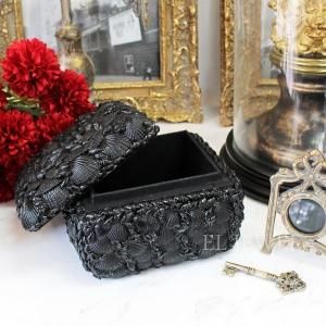 アンティーク　セーブル小物入れ DN-A0513フランスセーブルスタイルアンティーク小物入れ