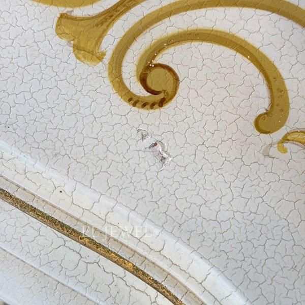 イタリア製 SILIK シリックArt.108ウォールミラー ロココ様式輸入家具 イタリア高級輸入家具 【SILIK－シリック】 OLIMPIA シリーズ