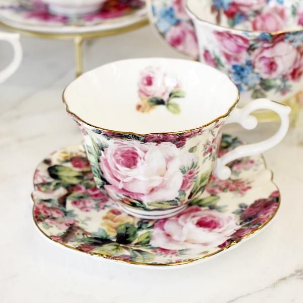 Royal Bone China カップ&ソーサー オシャレ インテリア - キッチン、食器