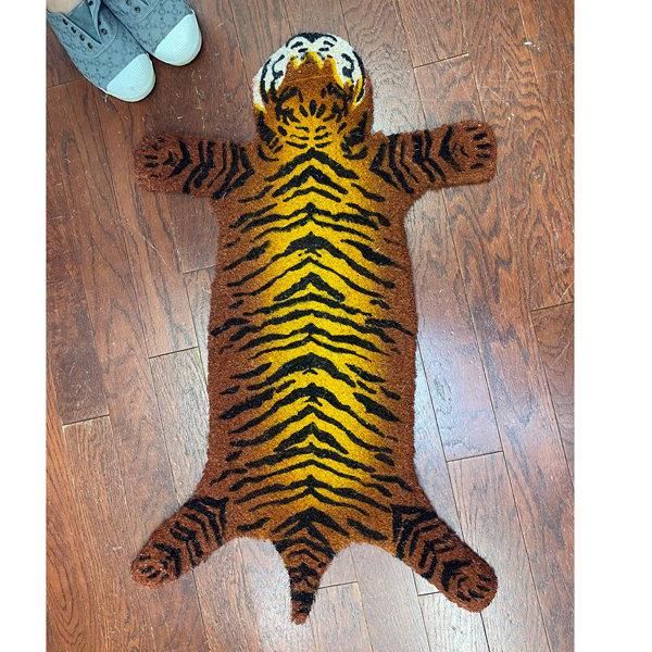 次回入荷未定】ベビータイガーの玄関マット(W80×D51×H1.5cm 次回入荷未定】ベビータイガーの玄関マット(W80×D51×H1.5cm