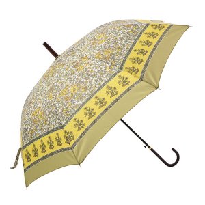 インド更紗パターン傘・雨晴兼用・イエロー（φ100cm）