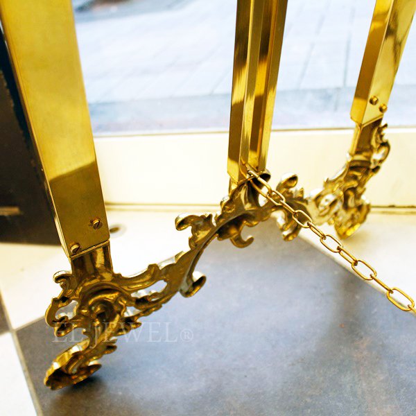 【即納可！】真鍮製イーゼル ディスプレイスタンド (イタリア製)（W40×H160×D67cm） 