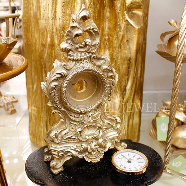 置時計 天使 エンジェル フレア フルールデリス バロック調 装飾